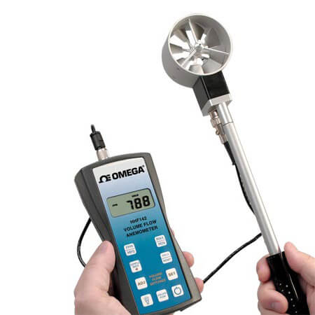 OMEGA奧米佳 HHF142高精度手持式旋轉(zhuǎn)葉片風速計